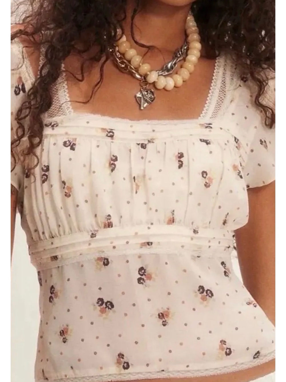 NWOT Free People Prairie Field Top